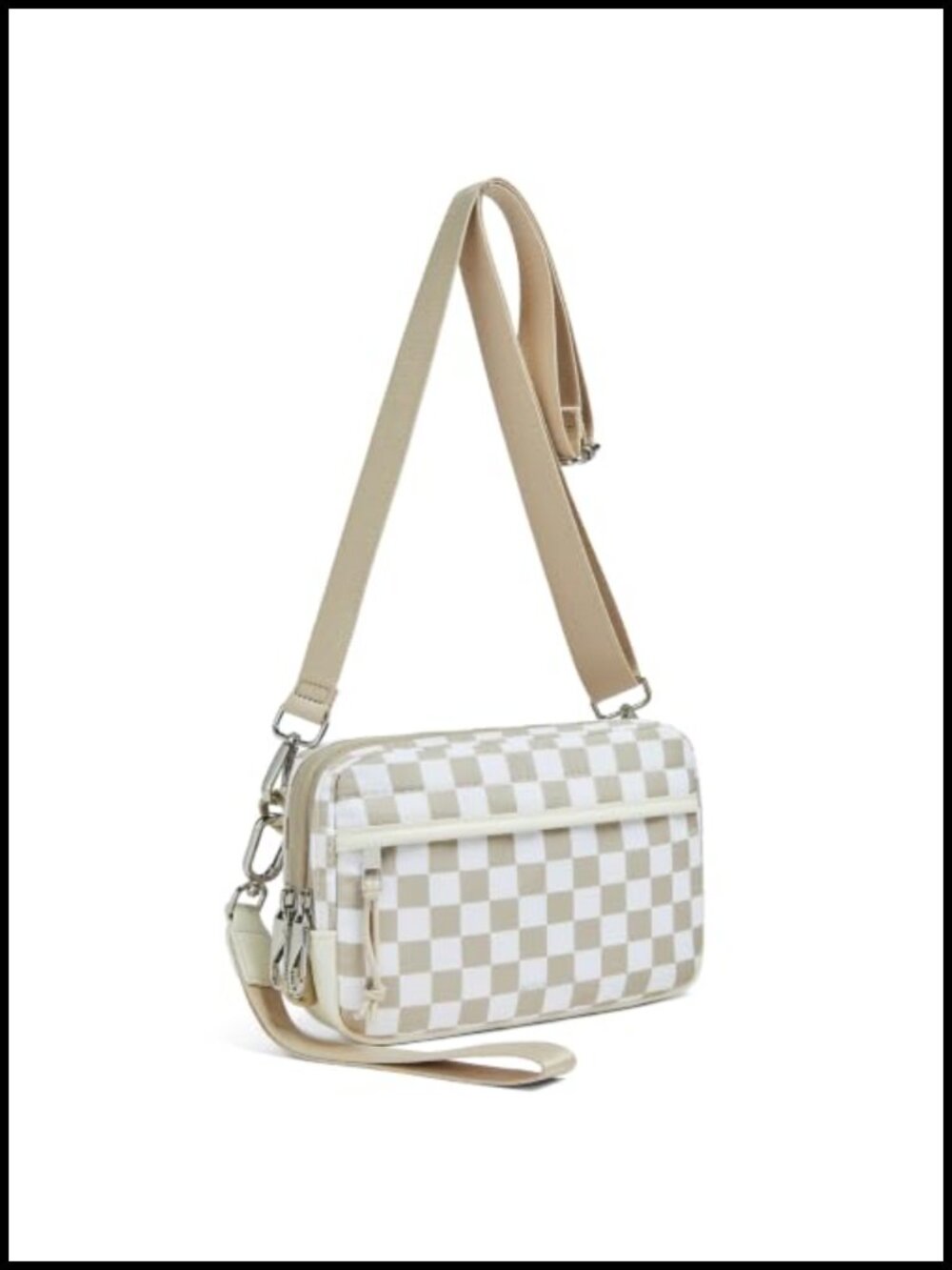Nylon Crossbody Wristlet Anti-Theft Fanny Pack 4-in-1 Adjustable Strap